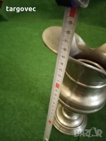 Изящен немски калаен съд, снимка 4 - Антикварни и старинни предмети - 31182721