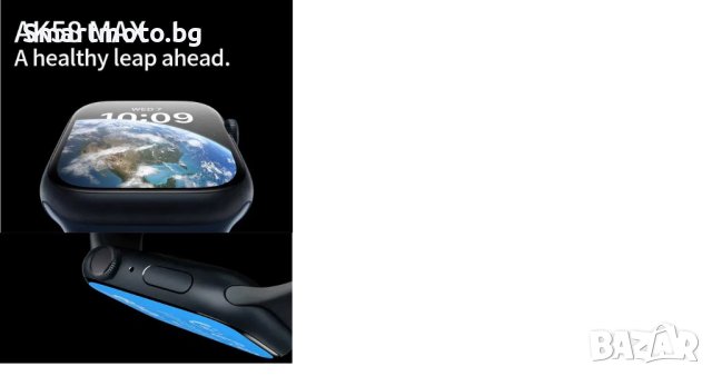 Смарт часовник AK58MAX NFC 2,05 инча Tiktop Control Serie 8 2023, снимка 1 - Друга електроника - 42909183
