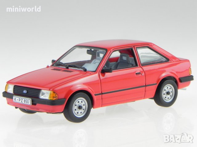 FORD ESCORT MK3 1981 - мащаб 1:43 на Minichamps модела е нов в PVC дисплей-кейс, снимка 1