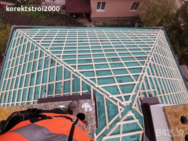 Ремонт на покриви Изграждане на дървени навеси Декинг настилки за веранди тераси басейни джакузита., снимка 5 - Ремонти на къщи - 45373941