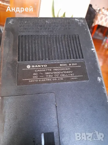 Стар касетофон Sanyo M2541, снимка 9 - Антикварни и старинни предмети - 49088130