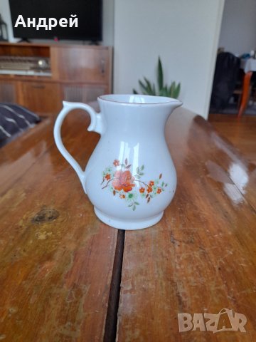 Стара порцеланова кана,каничка , снимка 3 - Антикварни и старинни предмети - 38817542