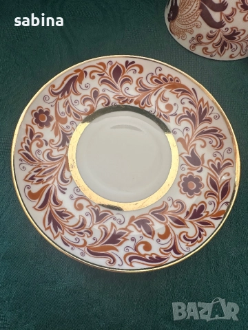 Рядък колеционерски порцеланов сет на ЛФЗ Ломоносов, снимка 5 - Колекции - 52671308