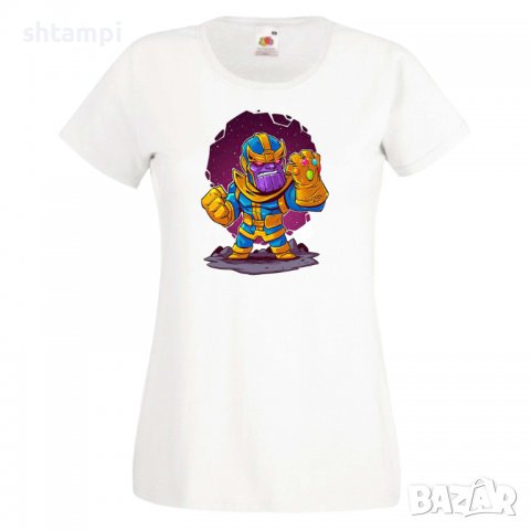 Дамска тениска Marvel Thanos Игра,Изненада,Подарък,Геймър,, снимка 3 - Тениски - 36786075