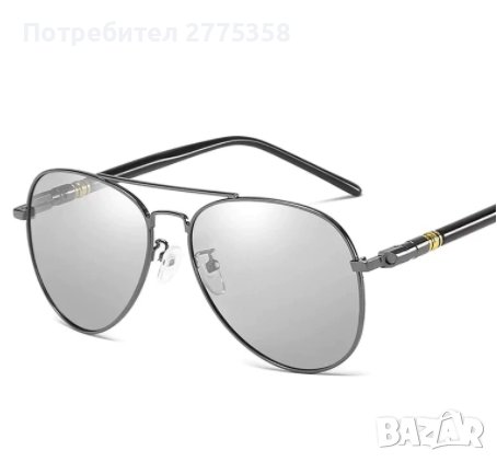 Слънчеви очила за шофиране – стил Aviator, с поляризация + ПОДАРЪК , снимка 4 - Слънчеви и диоптрични очила - 39575129