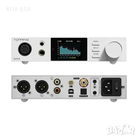 TOPPING DX5 II – Hi-Fi DAC / Headphone Amplifier / Preamp – Dual ESS ES9039Q2M – LDAC – PEQ