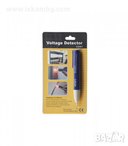 МНОГОФУНКЦИОНАЛЕН ЦИФРОВ ТЕСТЕР ФАЗОМЕР AC - код VD01