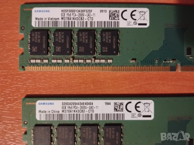 Комплект DDR4 16Gb (2 x 8Gb) 2666MHz Samsung, снимка 3 - RAM памет - 55944177
