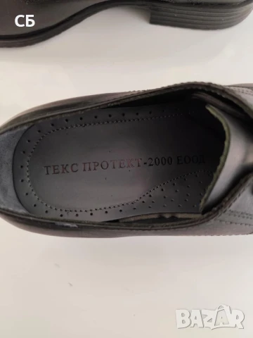 Два чифта нови черни обувки от естествена кожа №41 и 42, снимка 4 - Ежедневни обувки - 50697376