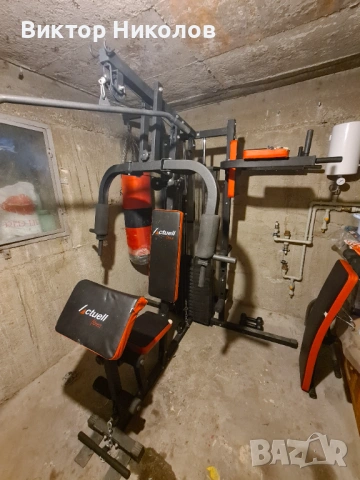 Гладиатор Actuell и Лежанка с лост 10кг и тежести 100кг