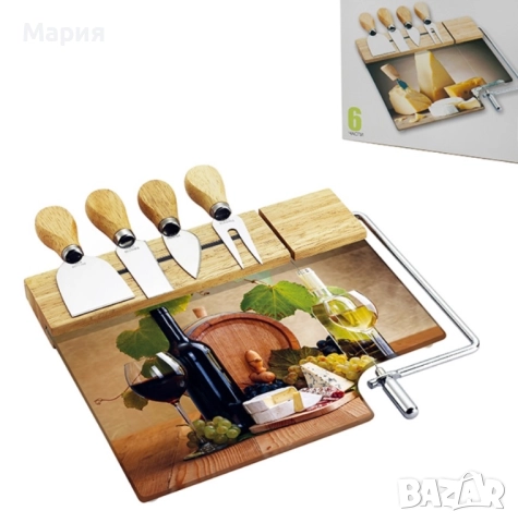 Комплект ножове за сирена с дъска