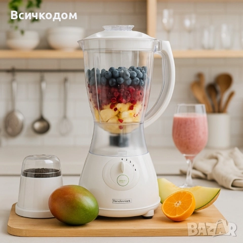 Блендер с приставка за мелница Royalty Line SM-400P.2