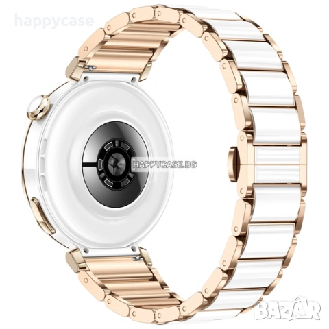 18 mm CERAMIC STEEL Керамична верижка каишка Huawei Watch GT6 41/GT5 Pro 42/GT5 41/GT4 41/Watch 5 42, снимка 3 - Каишки за часовници - 54365833