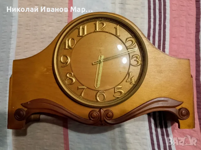 Часовник Vesna механичен, снимка 5 - Антикварни и старинни предмети - 55811309