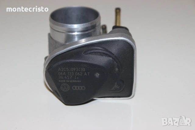 Дроселова клапа Audi A3 8P (2003-2008г.) 06A133062AT / 06A 133 062 AT / A2C53093430 дросел, снимка 2 - Части - 54209704