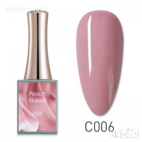 Canni Uv&Led гел лак Peach Naked серия - 16 мл, снимка 8 - Продукти за маникюр - 30678596