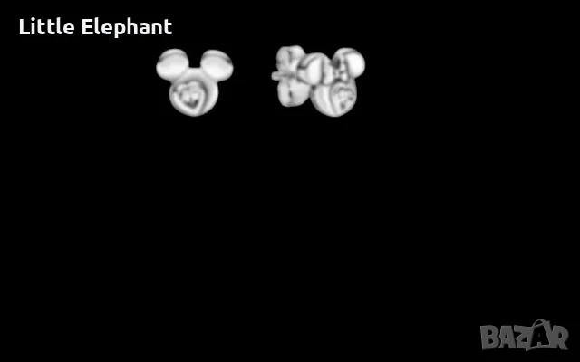 Сребърни обеци Пандора колекция"Disney,Мини-Романтика"/нови