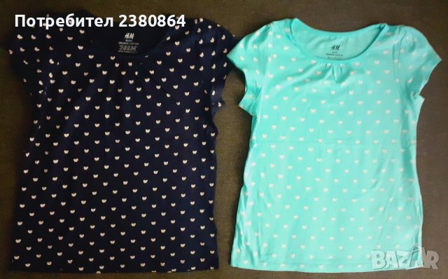 Нови блузки за момиченца/122-128, снимка 5 - Детски Блузи и туники - 37133950