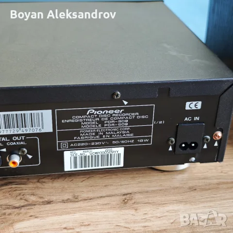 CD Рекордер Pioneer PDR-509, снимка 7 - Декове - 56171933