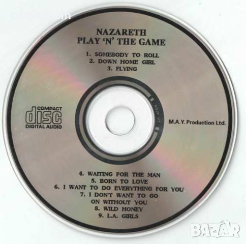 Компакт дискове CD Nazareth – Play 'N' The Game, снимка 3 - CD дискове - 34920834