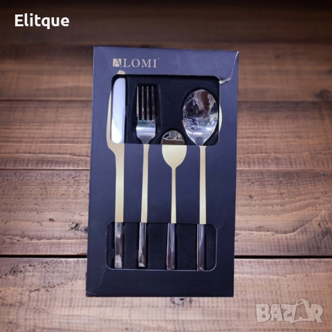 Комплект прибори за хранене от 4 части, снимка 3 - Други стоки за дома - 52606329