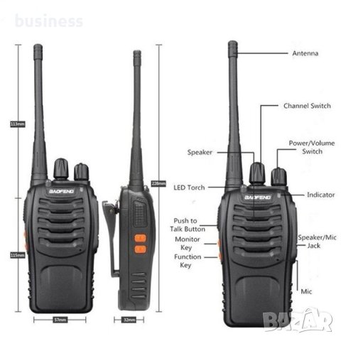 Промо радиостанции BAOFENG 888S, снимка 3 - Въдици - 42214284