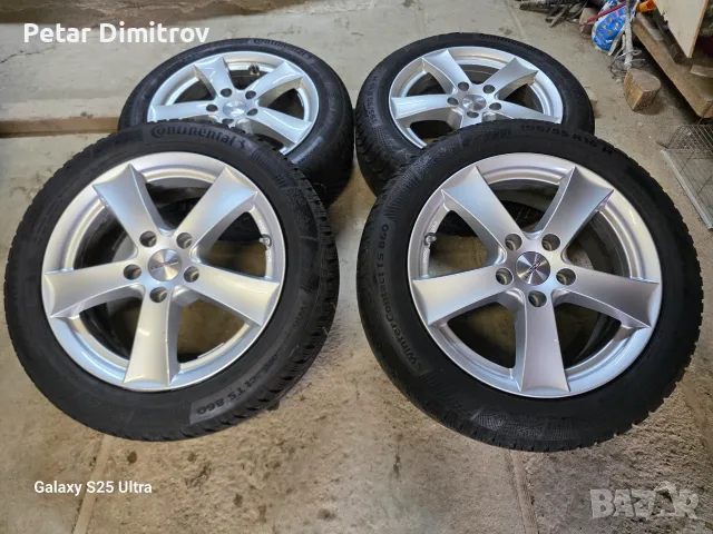 Джанти с зимни гуми 5×112/16 vw 