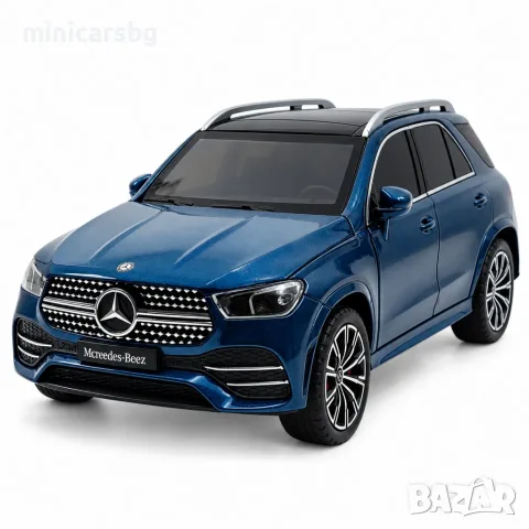 Метални колички Mercedes-Benz GLE 350 4MATIC 1:24 – звук, светлини и пушек
