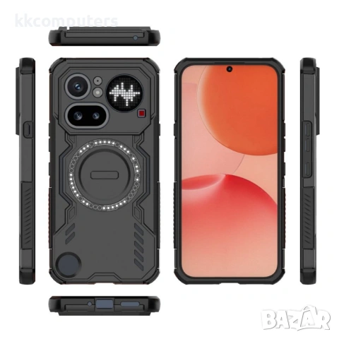 Butterfly Armor Магнитен Калъф за Nothing Phone (4a) Pro - PC+TPU, Вентилация, 5 цвята, снимка 7 - Калъфи, кейсове - 54250519