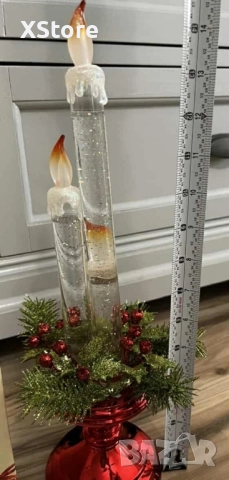 Празничен блясък и топлина с декоративни светещи свещи. 2 варианта, снимка 4 - Декорация за дома - 52440972