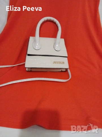 Оранжево лачено портмоне, снимка 2 - Портфейли, портмонета - 53222126