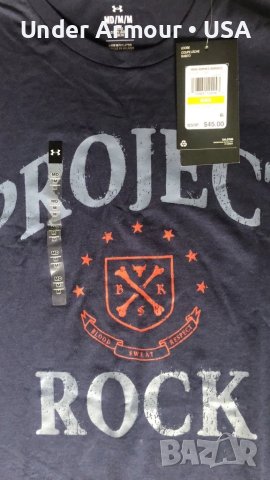 Project Rock • Under Armour • USA, снимка 2 - Тениски - 50575505
