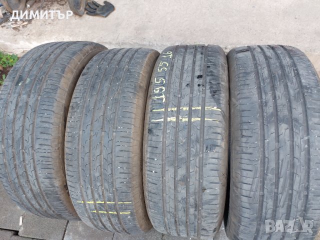 4бр.летни CONTINENTAL 195/55/16H DOT4721-ЦЕНАТА Е ЗА БРОЙ, снимка 2 - Гуми и джанти - 42611709
