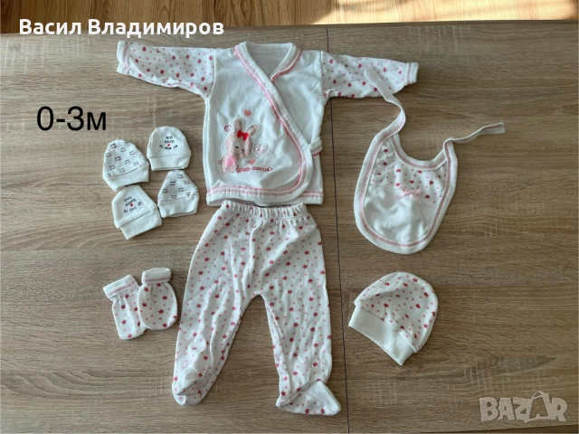 Комплект за изписване на бебе 0-3м