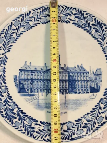 холандска декоративна порцеланова чиния   22/2, снимка 5 - Декорация за дома - 49183177