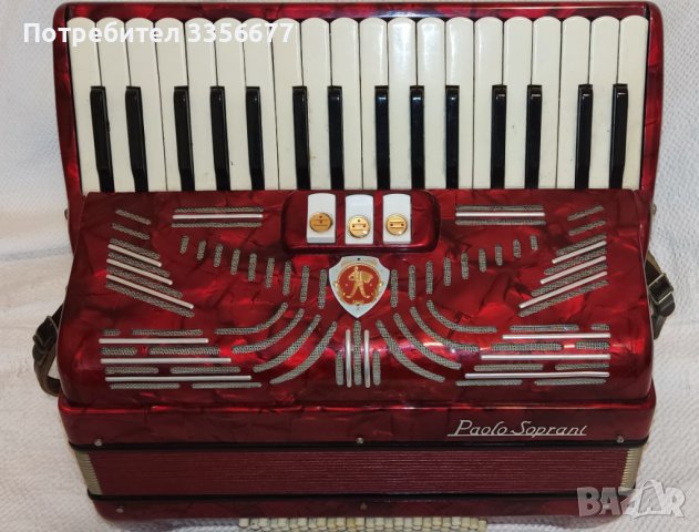 Акордеон " Paolo Soprani " 48 баса