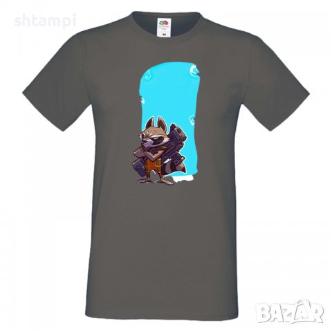 Мъжка тениска Marvel Rocket Racoon 1  Игра,Изненада,Подарък,Геймър,, снимка 16 - Тениски - 36790725