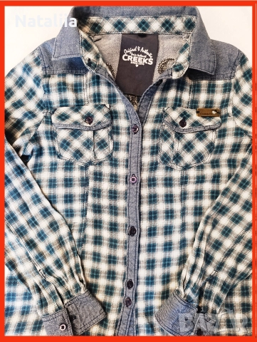 илна риза в каре „Greeks“ – 10 г / 140 см