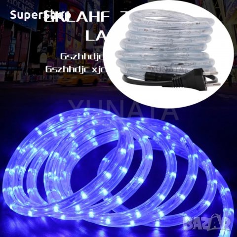 10/20М ЛЕД БЯЛ, СИН, RGB LED с режими Водоустойчив маркуч лента, снимка 3 - Лед осветление - 30995626