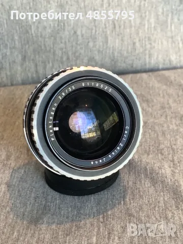 Обектив Carl Zeiss Jena Flektogon 2.8/35, снимка 7 - Обективи и филтри - 56246604