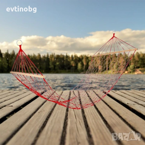 Мрежест Хамак Muhler за Градина и Тераса – Пълен Релакс на открито, снимка 3 - Градински мебели, декорация  - 53908978