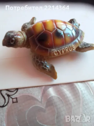 Статуетка-сувенир  водна костенурка , снимка 6 - Статуетки - 49597101