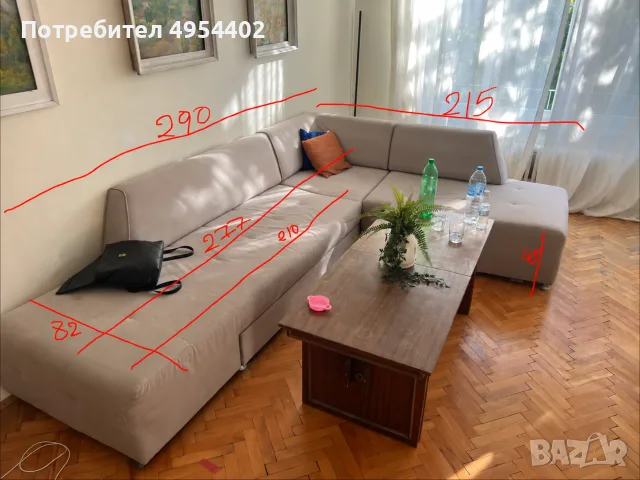 Разтегаем ъглов диван, снимка 2 - Дивани и мека мебел - 56172731