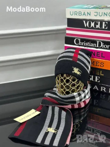 Burberry зимни комплекти , снимка 4 - Шапки - 48250803