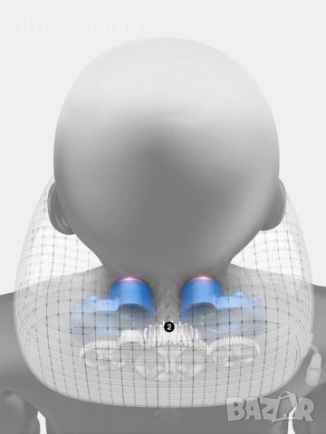 2657 Шиацу масажираща възглавница U образна, снимка 7 - Други стоки за дома - 30531684