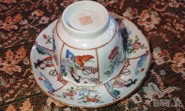 Xianfeng порцелан, снимка 4 - Антикварни и старинни предмети - 48941469