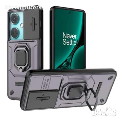 OnePlus Nord CE3 5G Удароустойчив Ring Holder Калъф и Протектор, снимка 4 - Калъфи, кейсове - 51261733