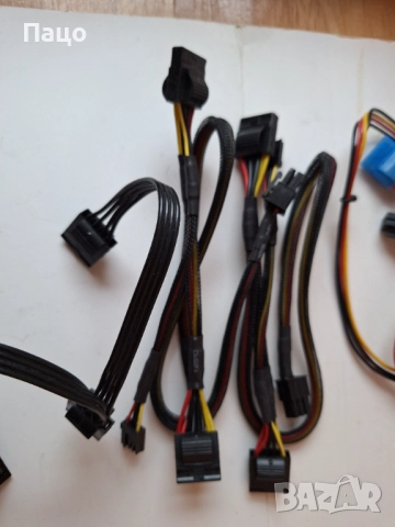 Захранващи SATA кабели  4 Броя, снимка 2 - Кабели и адаптери - 52897754