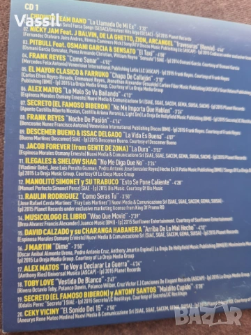 3CD LATIN HITS 2016 CLUB EDITION digipack NM латино хитове CD, снимка 3 - CD дискове - 54086112