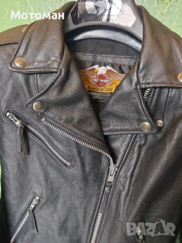 Кожено яке Harley Davidson, S размер, снимка 2 - Якета - 56268386